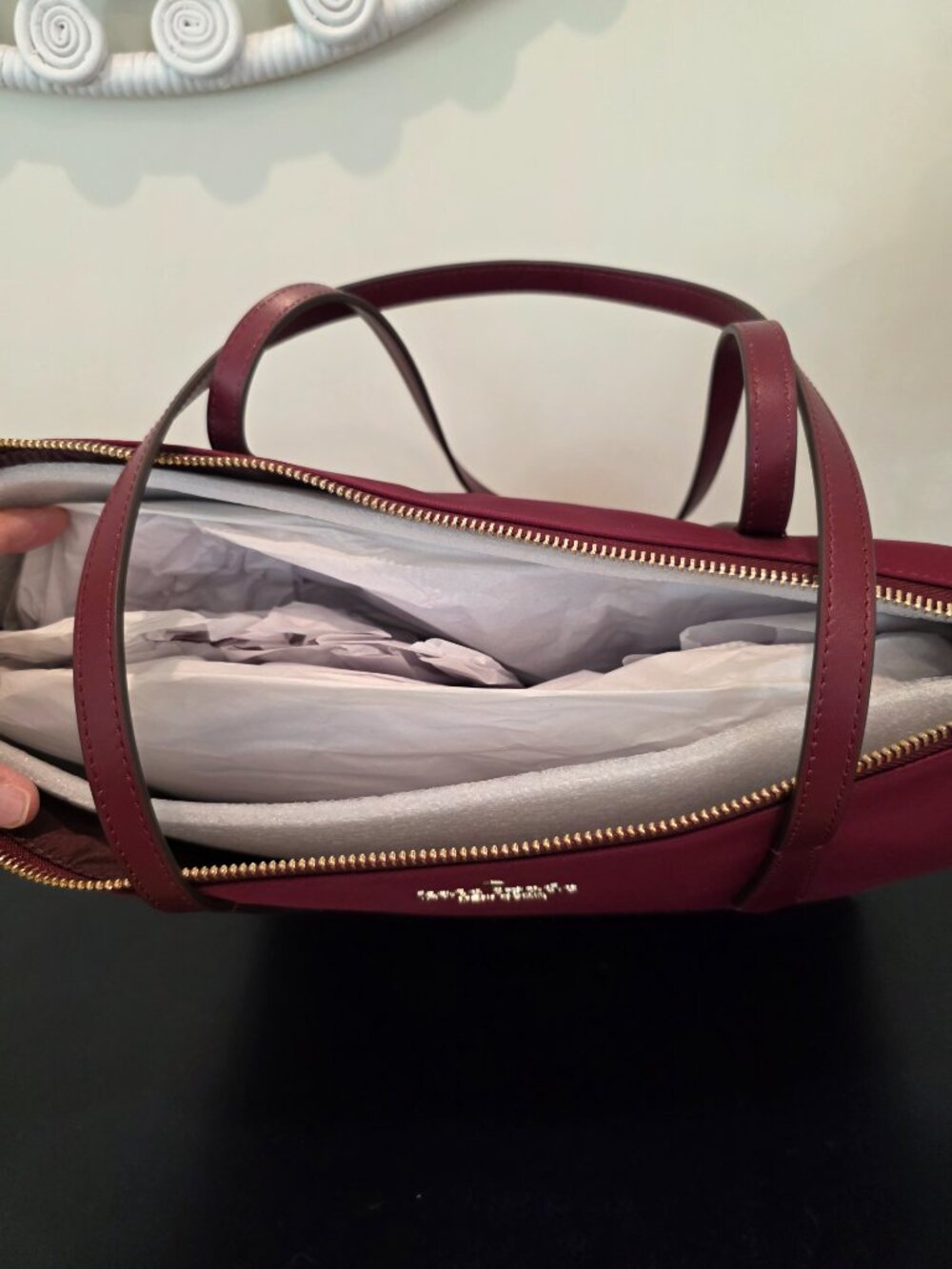 Kate Spade Raspberry Tote Bag NEW - Picture 2 of 2